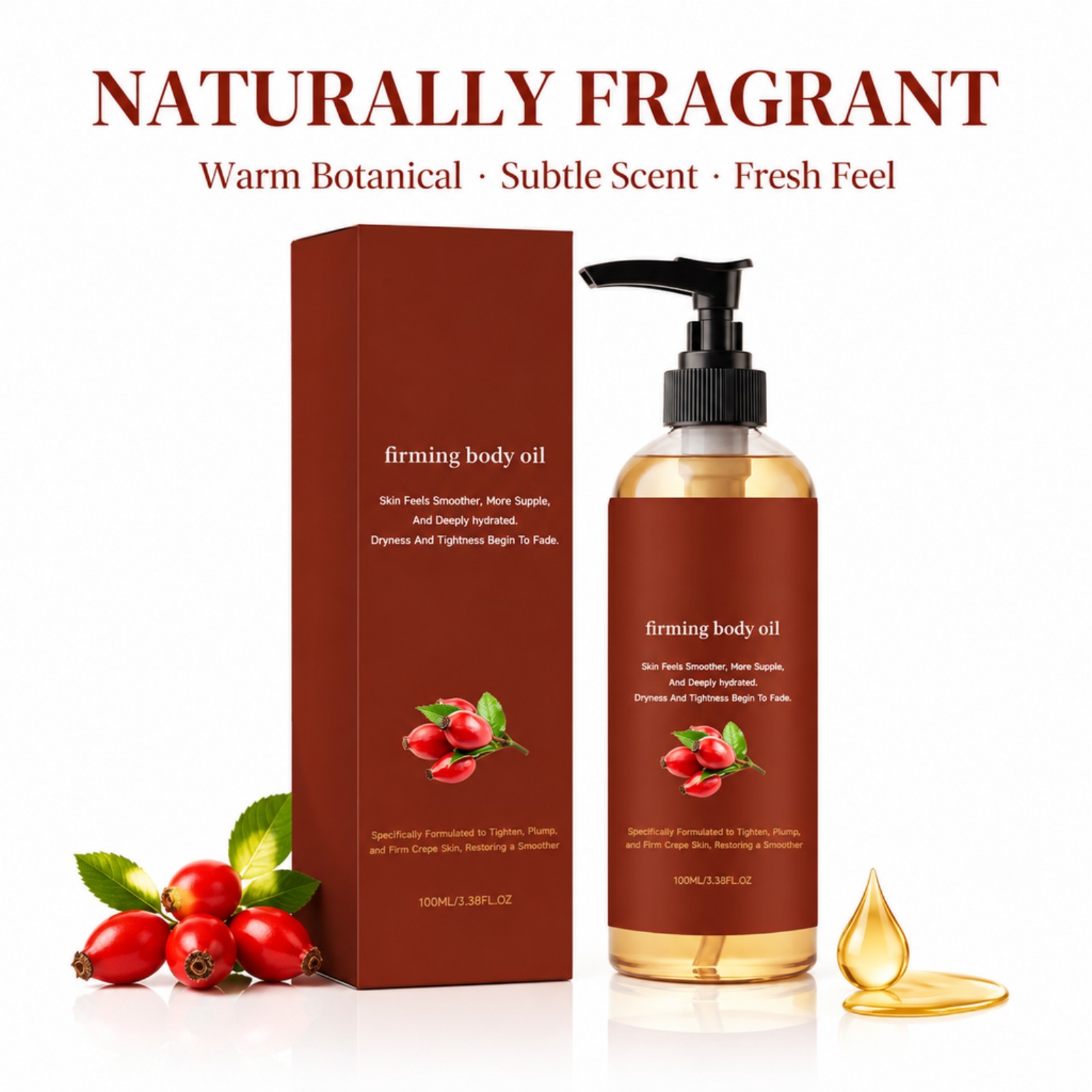 Firming Body Oil Rosehip Tight - Face Oil Rosehip recension och pris