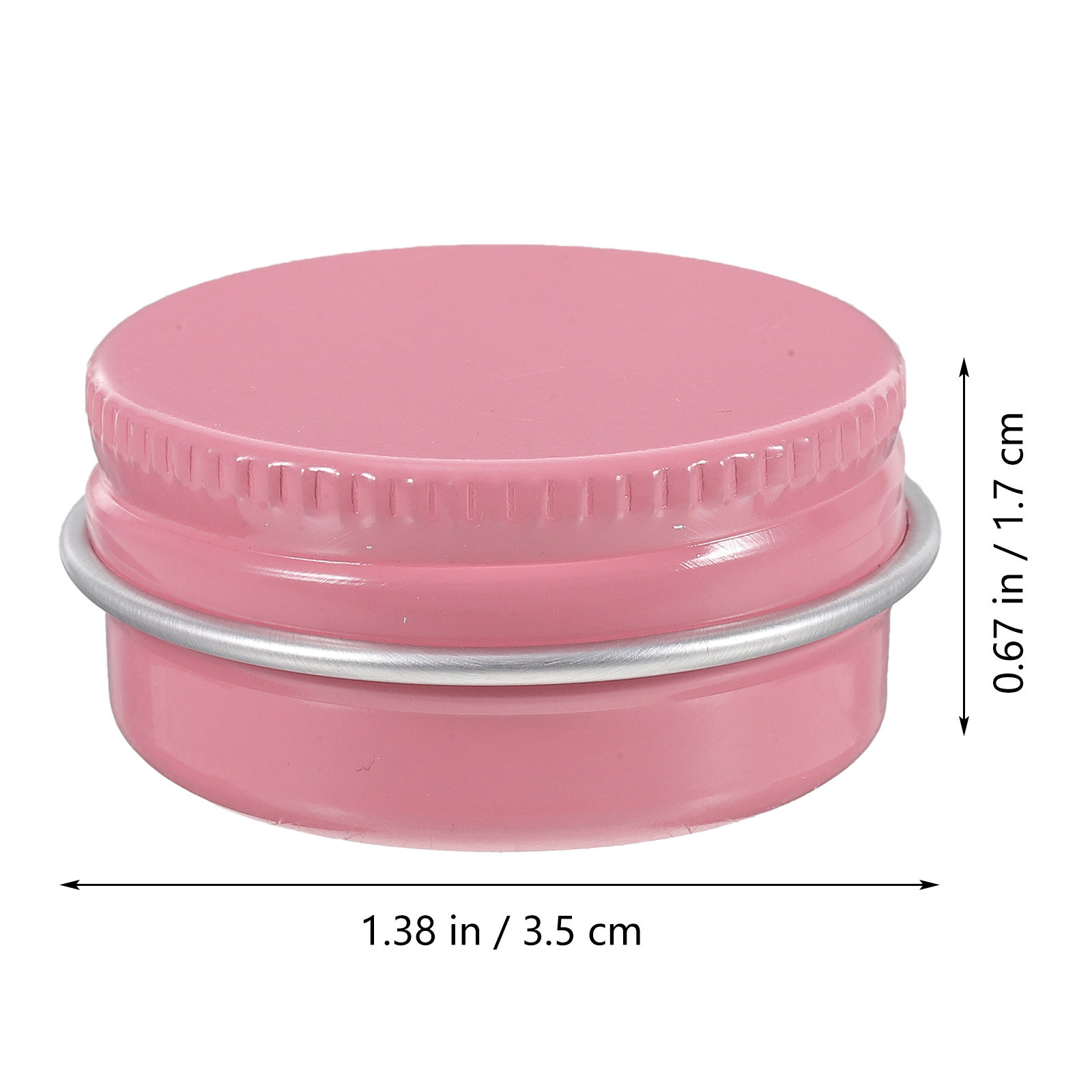 8Pcs Round Aluminum Tin Jars E - Lip Balm recension och pris