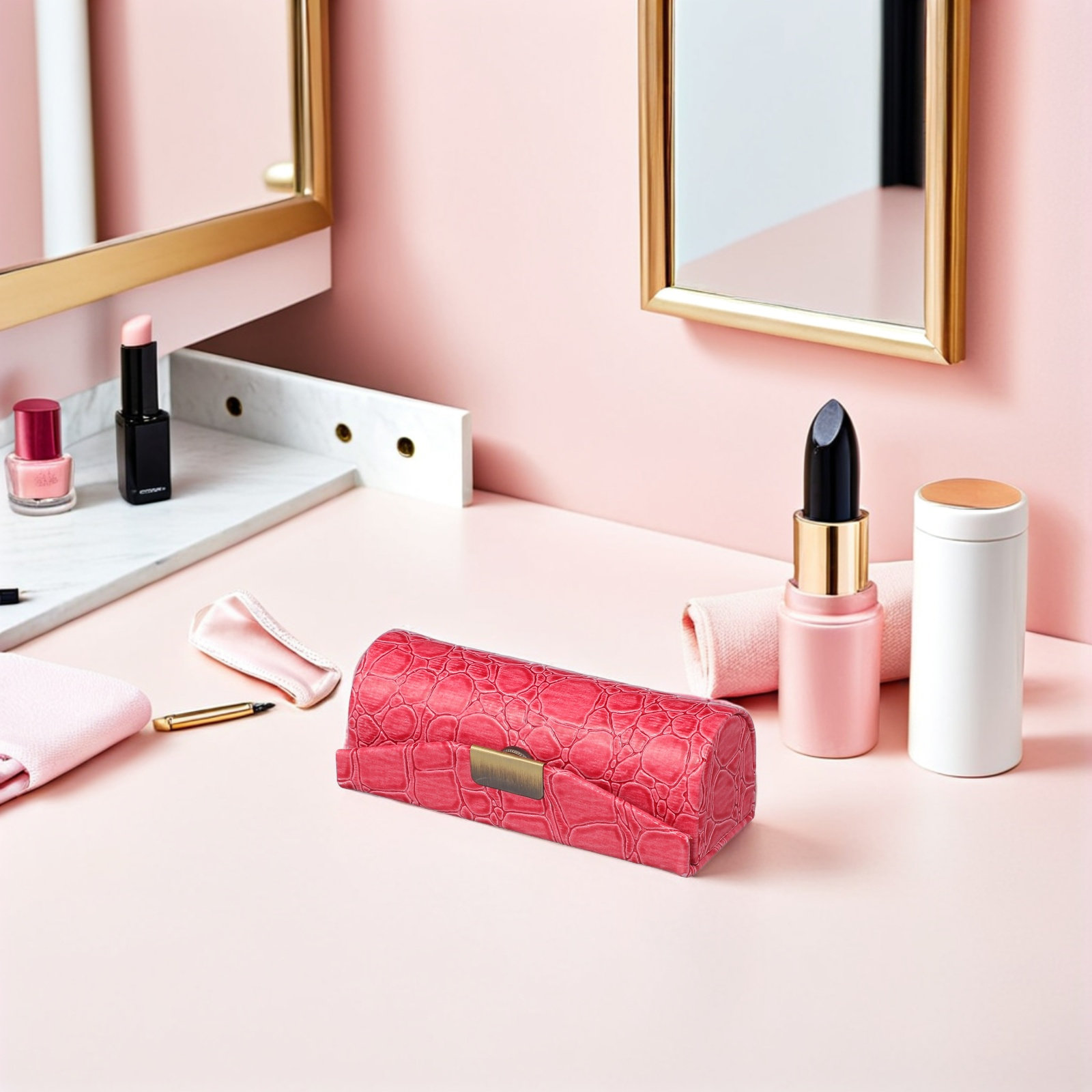 PU Lipstick Case Compact Decor - Lip Balm recension och pris