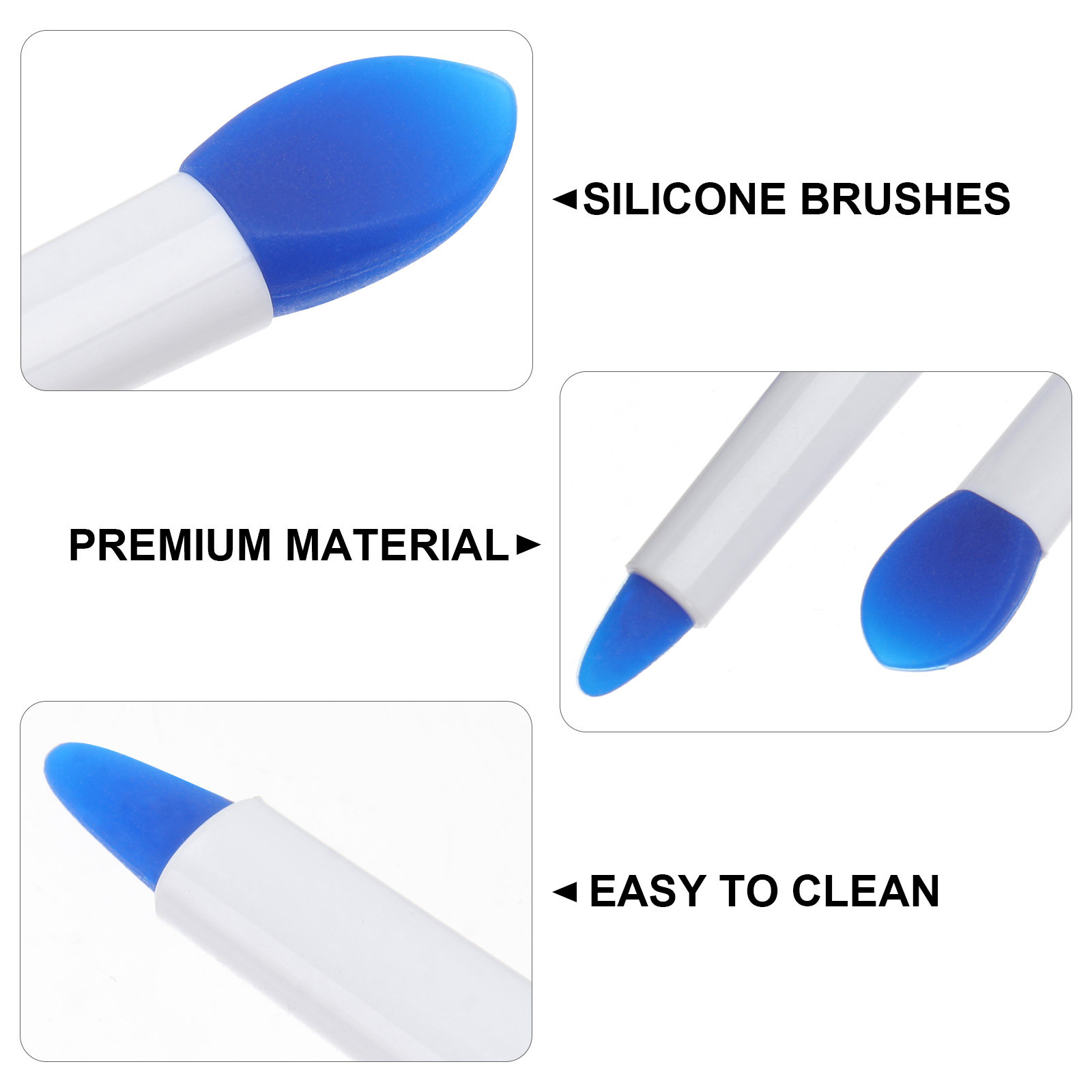 1Set Silicone Lip Brush Set Li - Lip Balm recension och pris