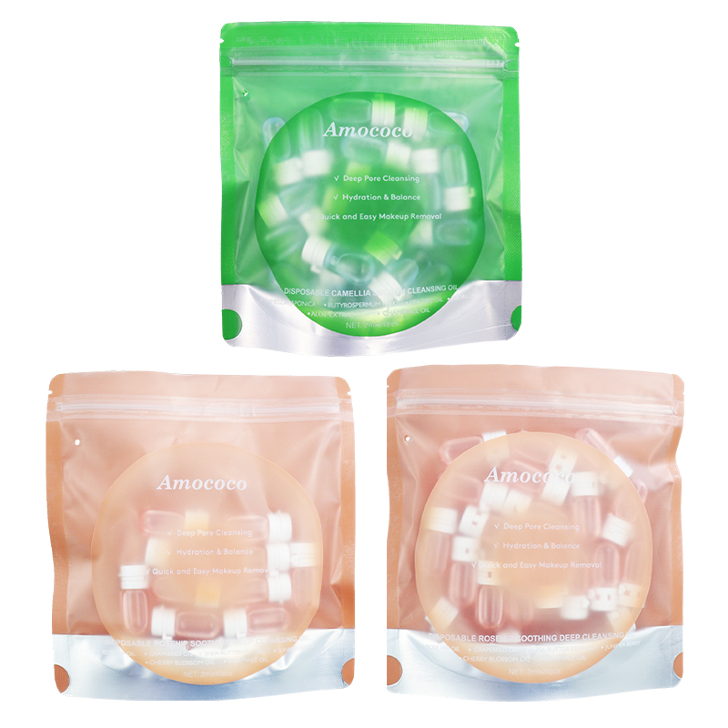Amococo 3pcs Disposable Cleans - Face Oil Rosehip recension och pris