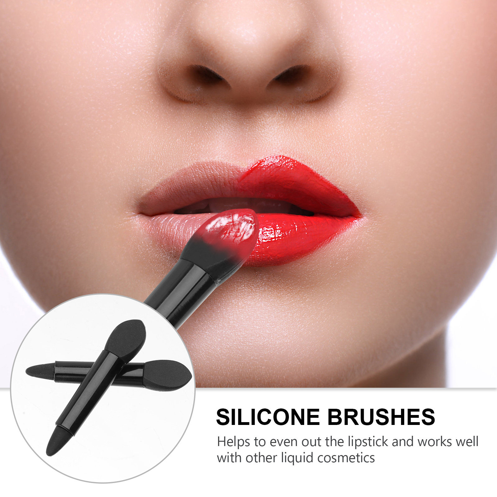 1Set Double-Ended Silicone Lip - Lip Balm recension och pris