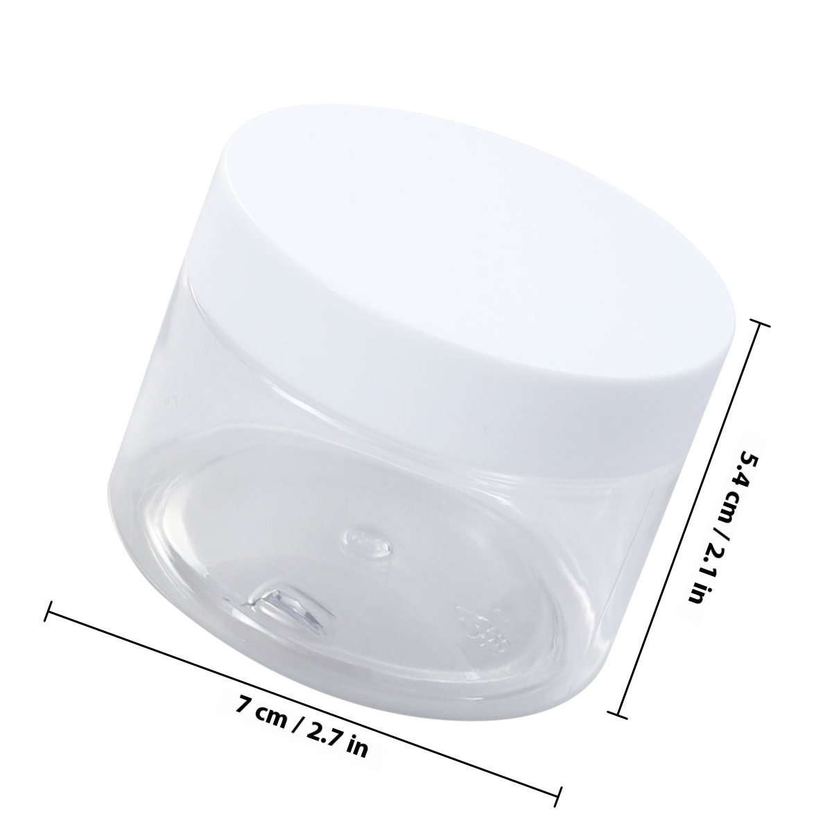 12Pcs Clear Plastic Wide-Mouth - Body Lotion recension och pris