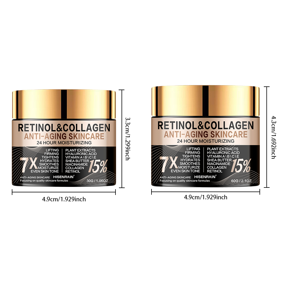 HISENRAIN 2pcs Retinol Collage - Retinol Cream recension och pris