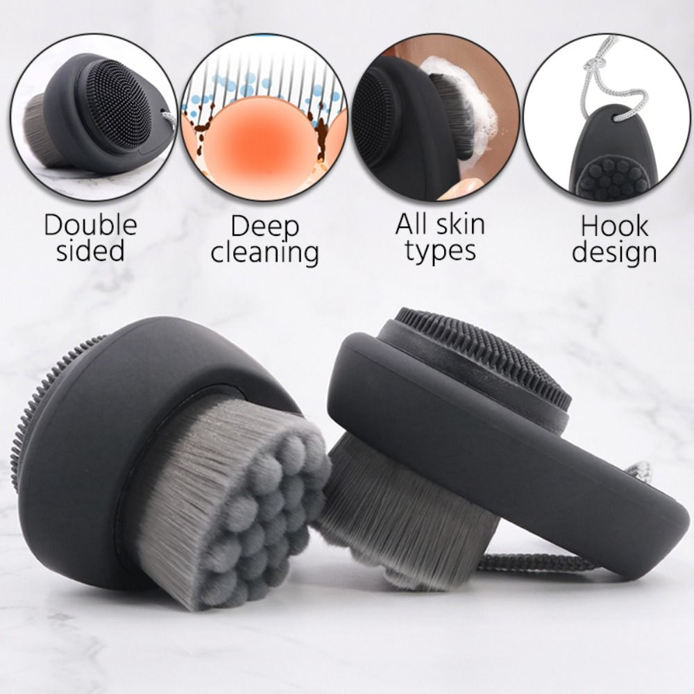Double-Sided Silicone Face Cle - Cleanser Face recension och pris
